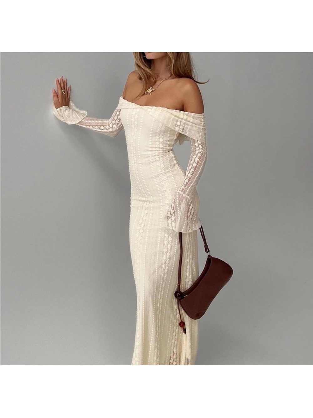 Princess Polly Perdita long sleeve lace dress
